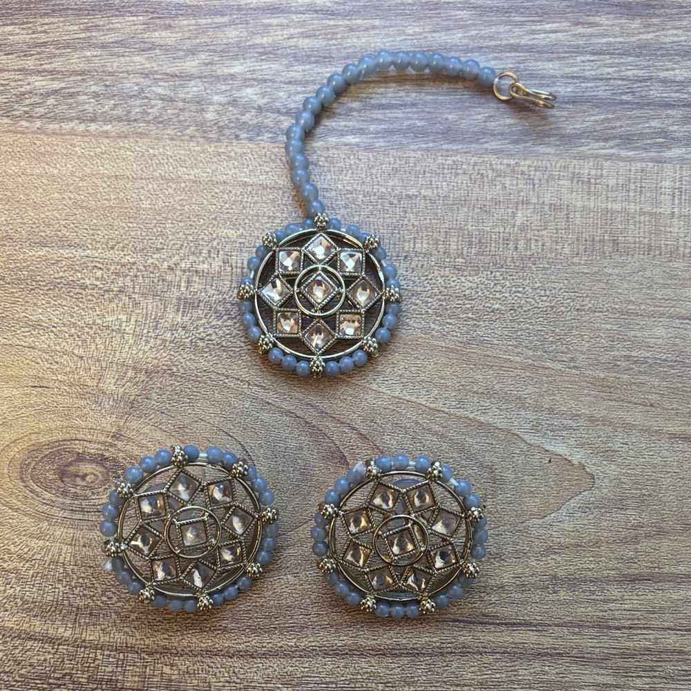 Earrings & Tikka Set